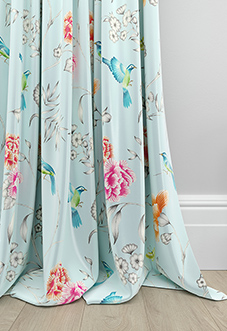 Borneo, Powder Blue - Made to Measure Curtains